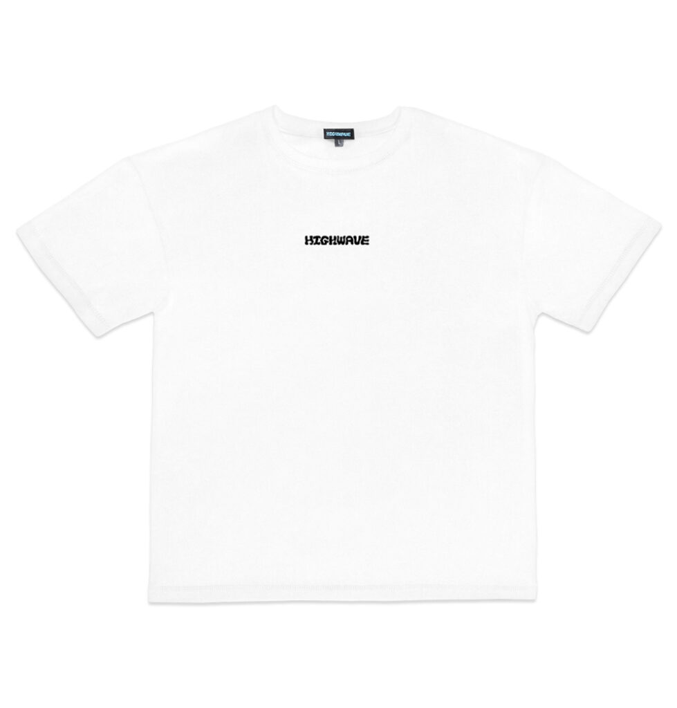 Biała koszulka Basic z haftem