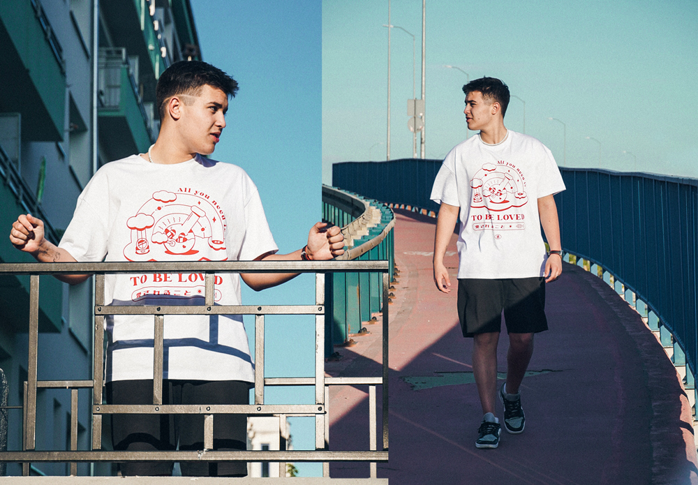 Tshirt "To be loved"