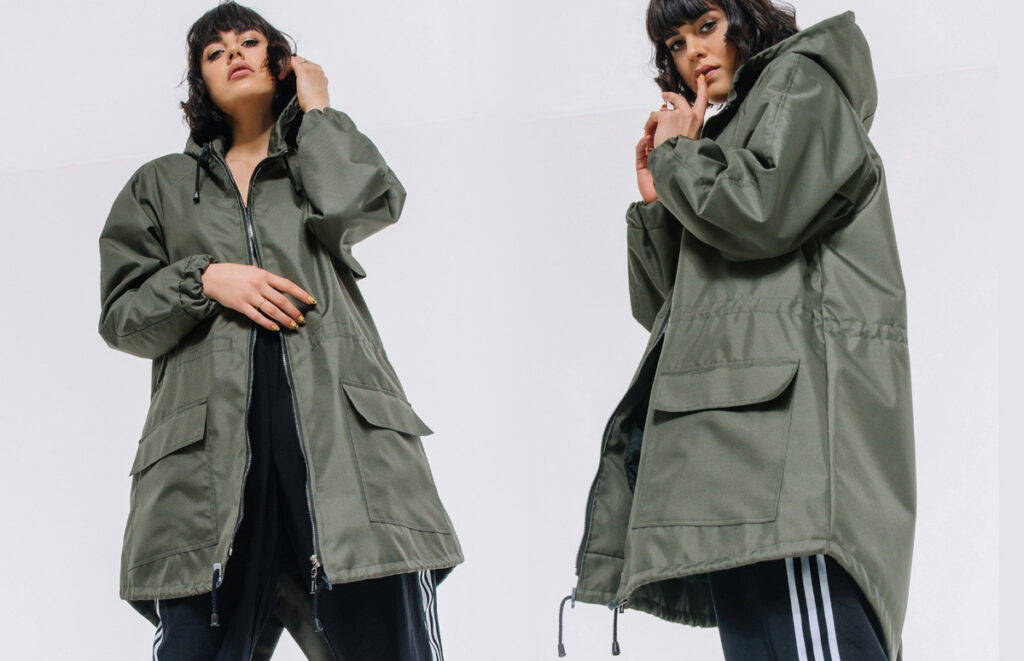 Damska kurtka zimowa z rodzaju parki