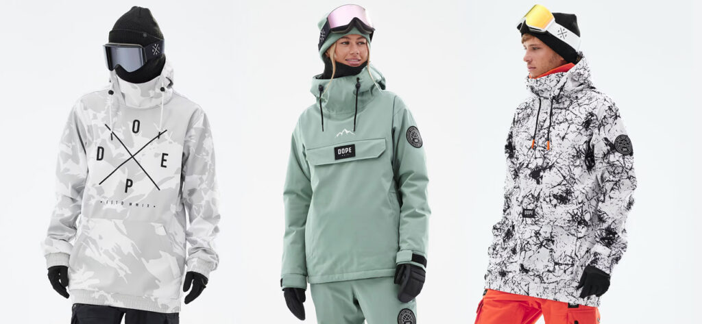 Kurtka zimowa snowboardowa w trzech wariantach