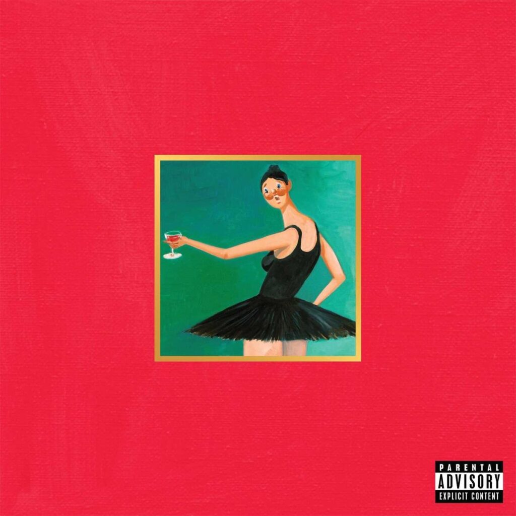 Okładka albumu Kanye West'a "My Beautiful Dark Twisted Fantasy"
