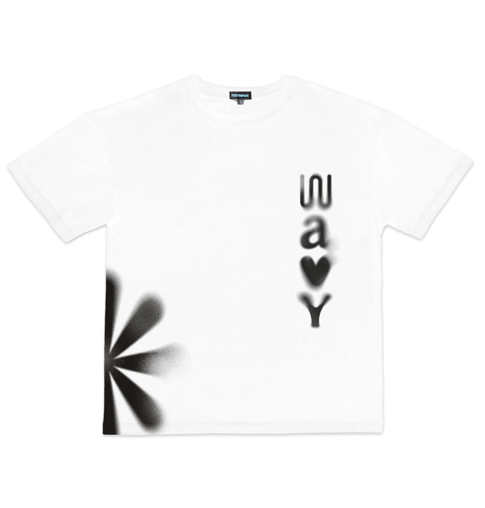 Biała koszulka Wavy