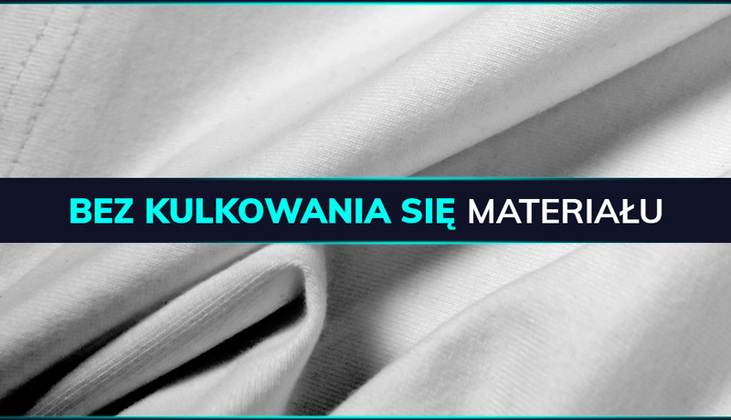 Materiał Highwave nie kulkuje się po wielokrotnych praniach