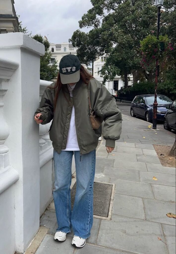 Przykład warstwowania w capsule wardrobe