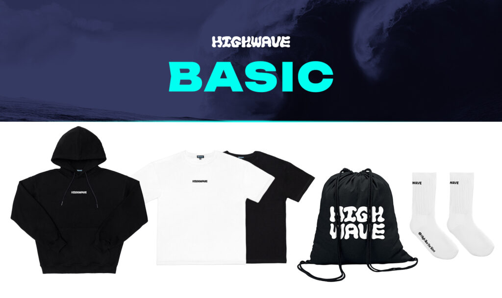 BASIC - streetwearowa basicowa kolekcja z bluzą, koszulkami, workiem i skarpetkami