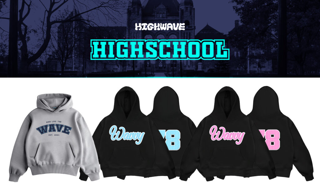 Highschool - streetwearowa kolekcja z bluzami