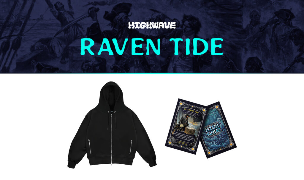 Raven Tide - streetwearowa minikolekcja z bluzą i kartą kolekcjonerską