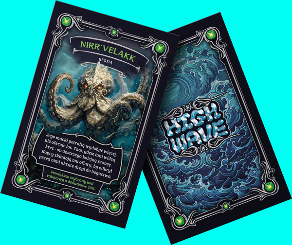 Więcej niż koszulka z kotem czy bluza z wilkiem - dostajesz dodatkowo kartę kolekcjonerską z postacią Nirr'Velakk do każdego zamówienia bluzy lub koszulki z kolekcji GHOST 2