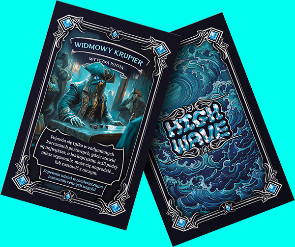 Dodatkowo dostajesz kartę kolekcjonerską z postacią Widmowy Krupier. Do każdego produktu do kolekcji Efekt Motyla