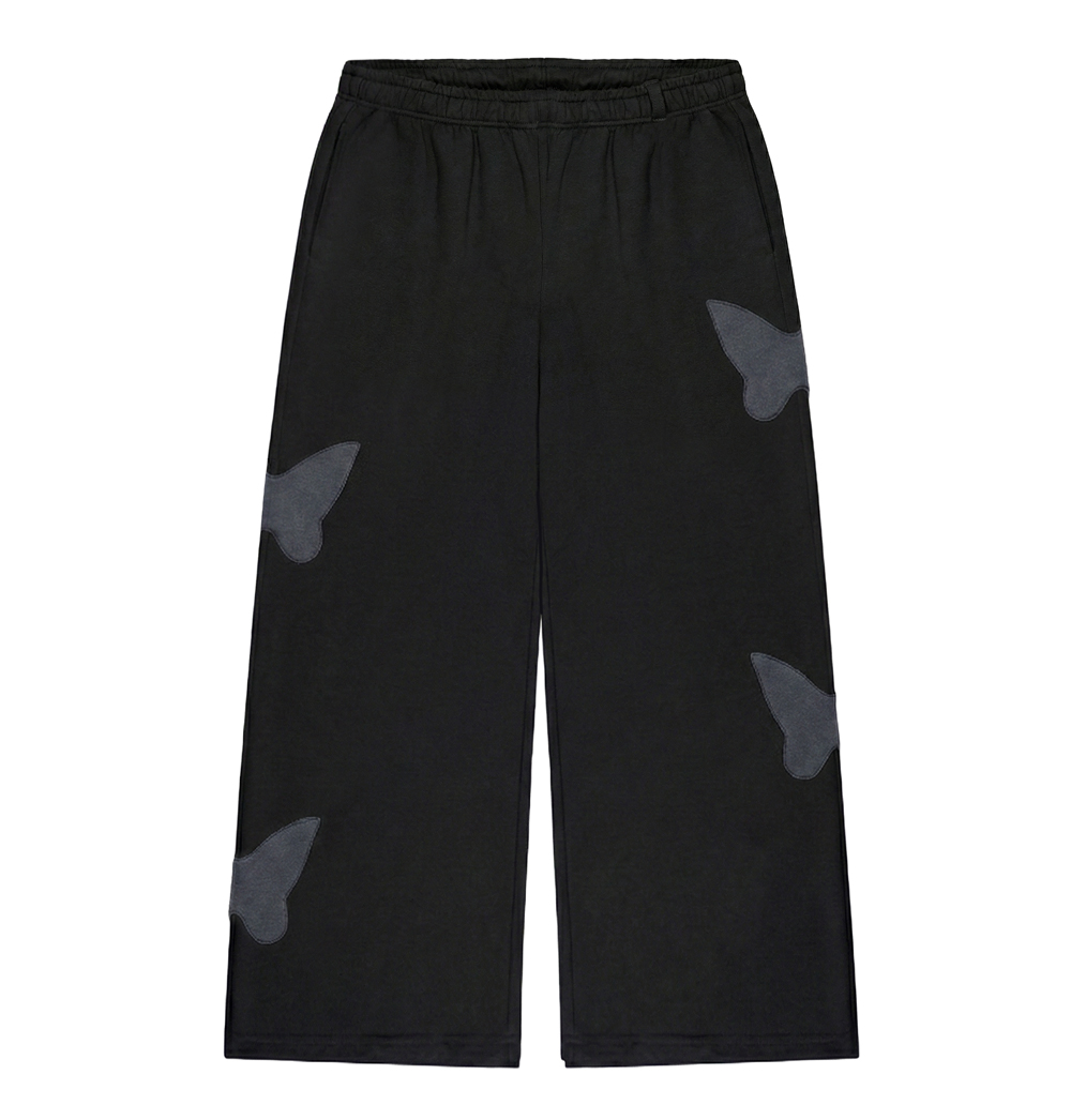 Spodnie dresowe baggy z Motylem