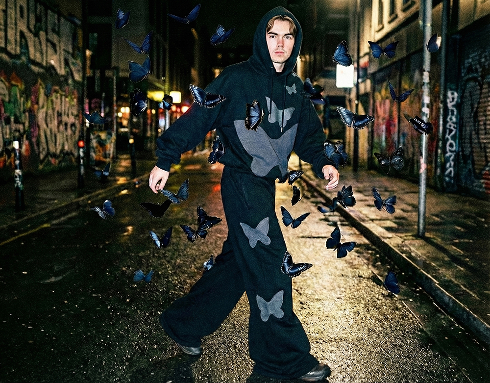 Set dresowy z motylem